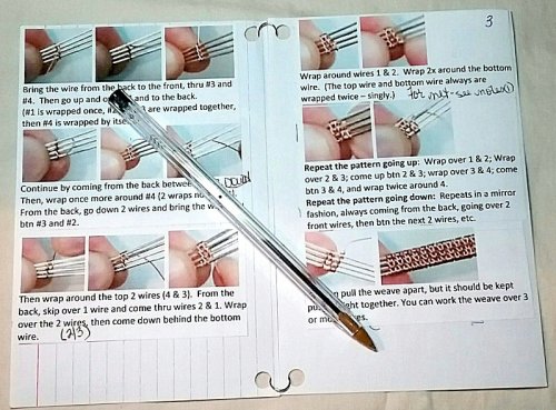 Linda Gale's Create an 'Instant Memory Jogger' for Weaves, Techniques and Tips  - , General Education, , memory file